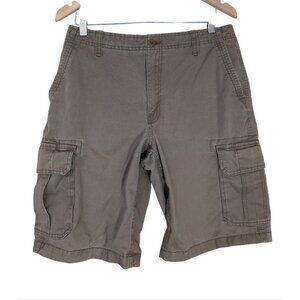 Gap Cargo Shorts Mens 32 Green Casual‎ Hike Outdoor Y2K Gorpcore Thick Cotton